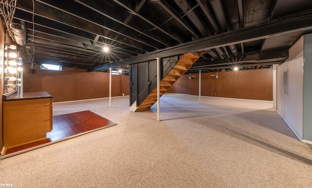 45259 Yorkshire Dr, Macomb, MI 48044 - basement featuring stairway