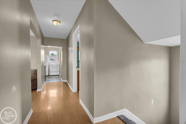 1401 Stanton St, Port Huron, MI 48060 - corridor featuring wood finished floors