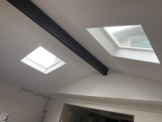 44854 Forest Trail Dr, Canton, MI 48187 - detailed view of a skylight and beam ceiling