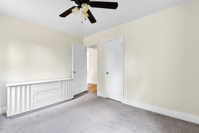 28316 Little Mack Ave, Saint Clair Shores, MI 48081 - spare room with carpet floors, a ceiling fan, and baseboards