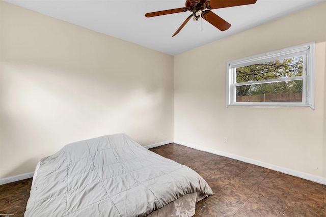 28316 Little Mack Ave, Saint Clair Shores, MI 48081 - bedroom with baseboards and a ceiling fan