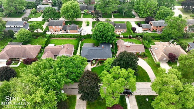 45 Crestwood Dr, Grosse Pointe Shores, MI 48236 - aerial perspective of suburban area
