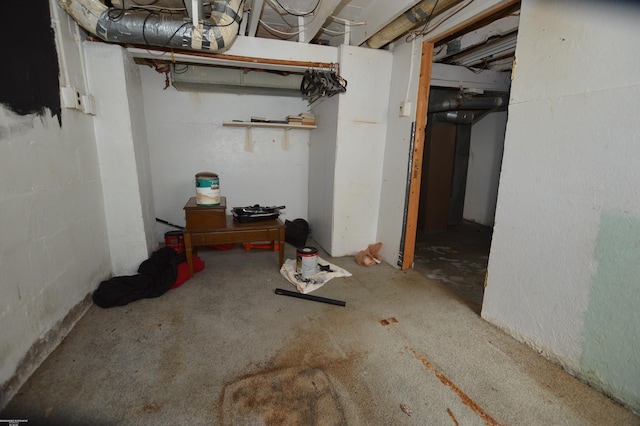 17530 Oakdale St, Roseville, MI 48066 - view of unfinished below grade area