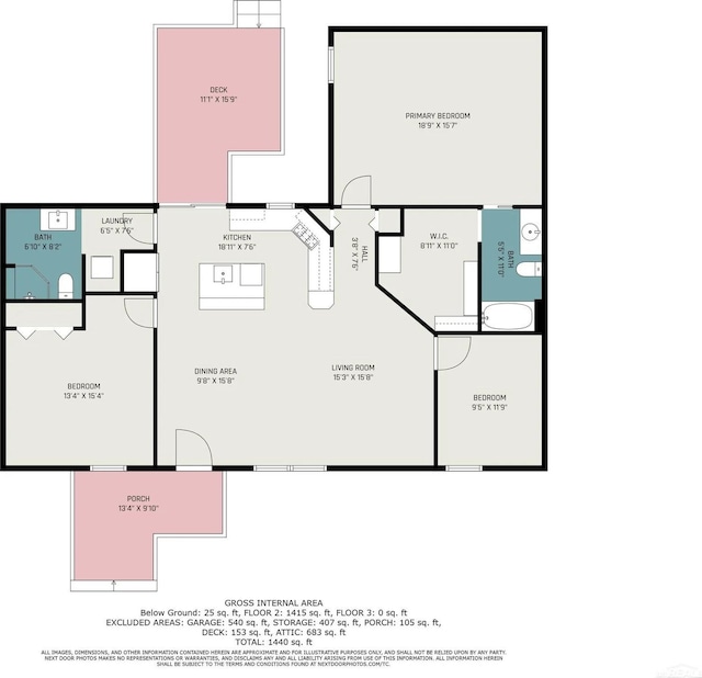 1335 28th St, Manistee, MI 49660 - view of floor plan / room layout