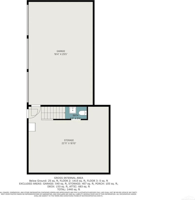 1335 28th St, Manistee, MI 49660 - view of room layout