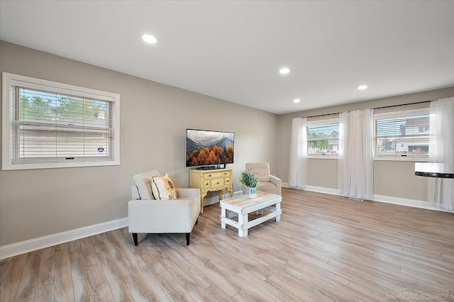 37738 Maplehill St, Harrison Twp, MI 48045 - living area with light wood-style floors and recessed lighting