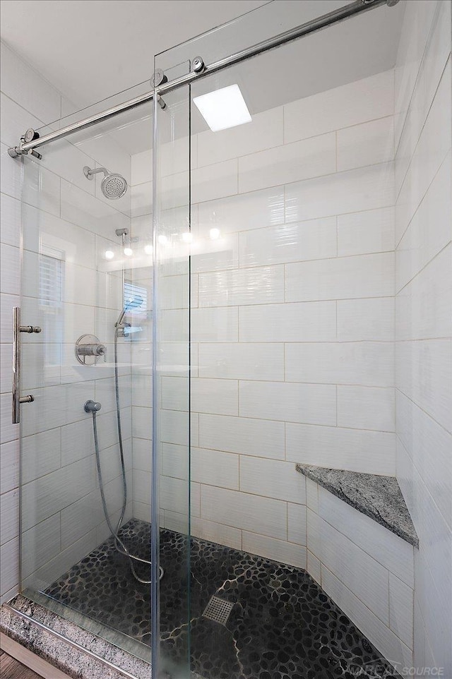 37738 Maplehill St, Harrison Twp, MI 48045 - full bath with a stall shower
