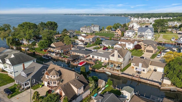 37738 Maplehill St, Harrison Twp, MI 48045 - aerial view of property's location featuring nearby suburban area and a large body of water
