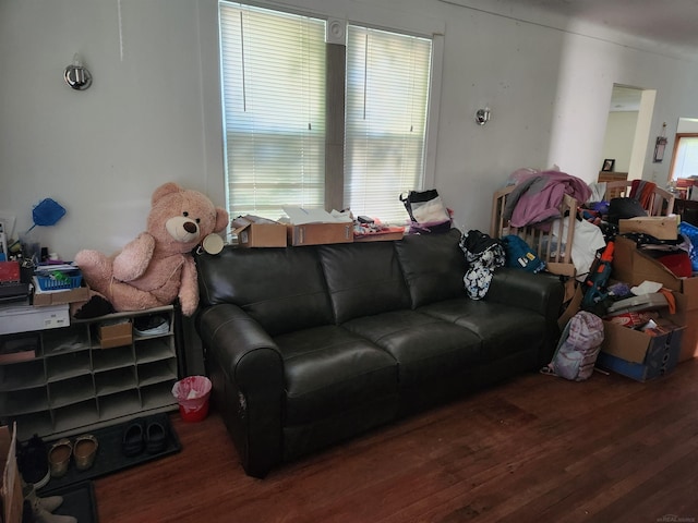 145 W Bernhard Ave, Hazel Park, MI 48030 - living room with wood finished floors