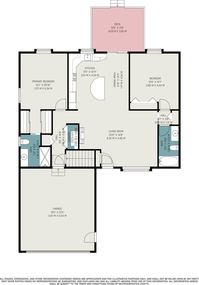 810 Natures Ridge Ln, Bay City, MI 48708 - view of floor plan / room layout