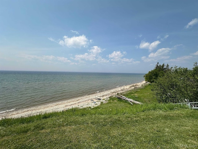 5847 County 513 T Rd, Rapid River, MI 49878 - water view featuring local beach
