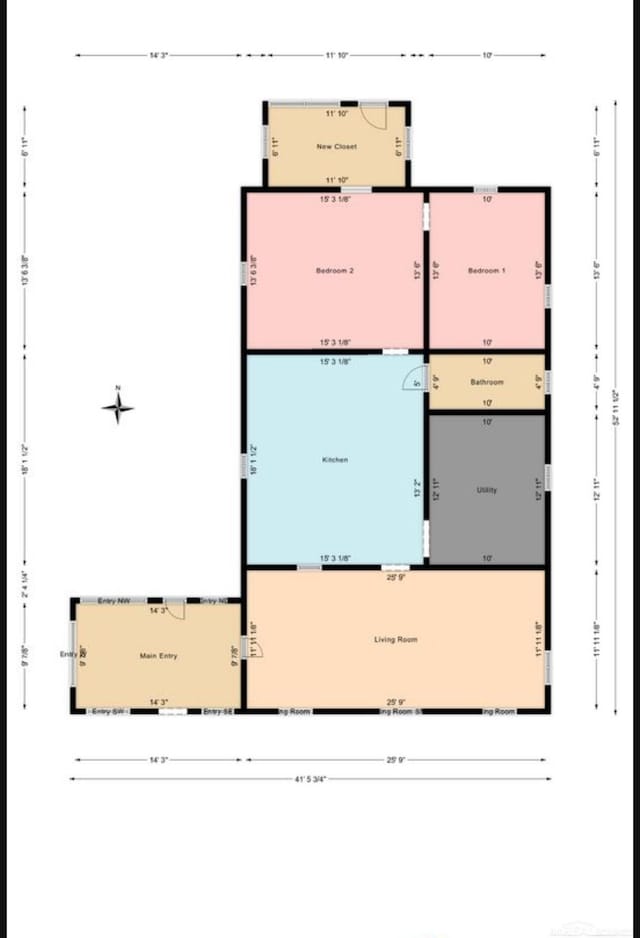 9970 Sedlock Ave, White Lake, MI 48386 - view of property floor plan
