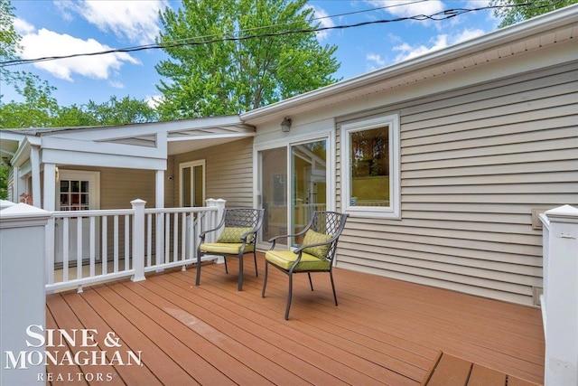 1076 Kelley St, Troy, MI 48083 - view of wooden deck
