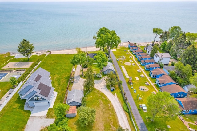 8941 Lakeshore Rd, Lexington, MI 48450 - aerial view of residential area with a large body of water