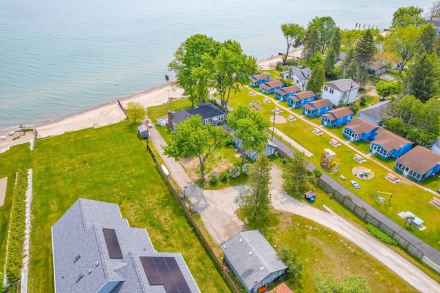 8941 Lakeshore Rd, Lexington, MI 48450 - aerial perspective of suburban area featuring a large body of water