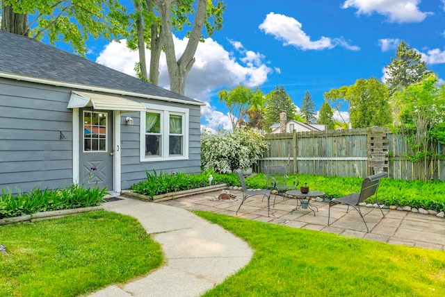 8941 Lakeshore Rd, Lexington, MI 48450 - view of yard featuring a patio area