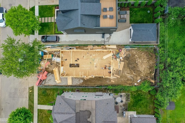 1840 Holland St, Birmingham, MI 48009 - bird's eye view