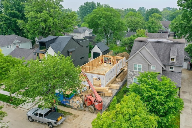 1840 Holland St, Birmingham, MI 48009 - aerial perspective of suburban area