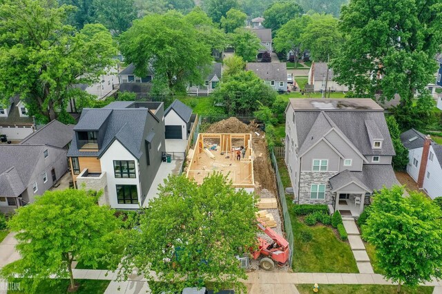 1840 Holland St, Birmingham, MI 48009 - aerial view of residential area