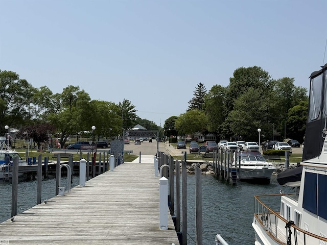 38 S Ridge Rd, Port Sanilac, MI 48469 - dock area with a water view