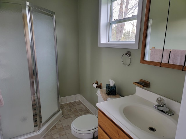 4161 Pine St, Gladwin, MI 48624 - bathroom featuring a shower stall and vanity