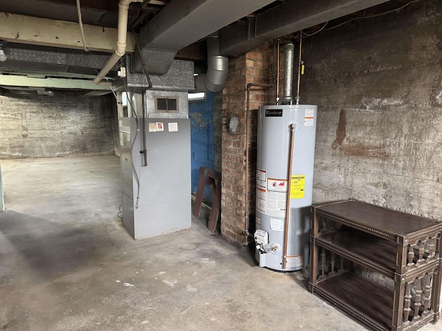 406 S 12th St, Escanaba, MI 49829 - utilities with gas water heater and heating unit