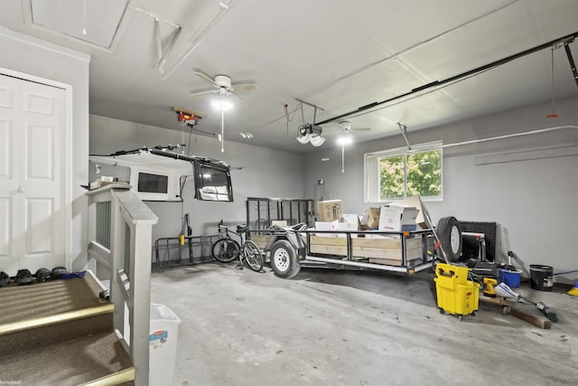 6767 Puttygut Rd, East China, MI 48054 - garage with a garage door opener
