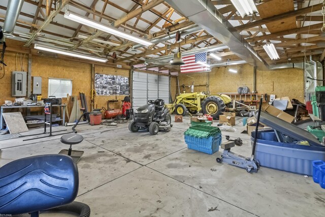 6767 Puttygut Rd, East China, MI 48054 - garage with electric panel