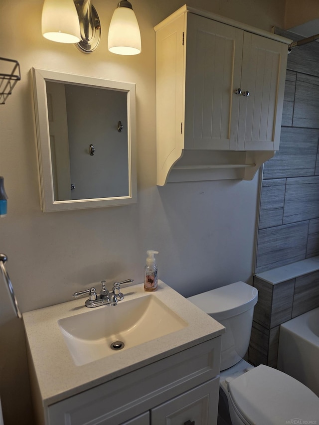 23018 Englehardt Cmn, Saint Clair Shores, MI 48080 - bathroom with vanity and toilet