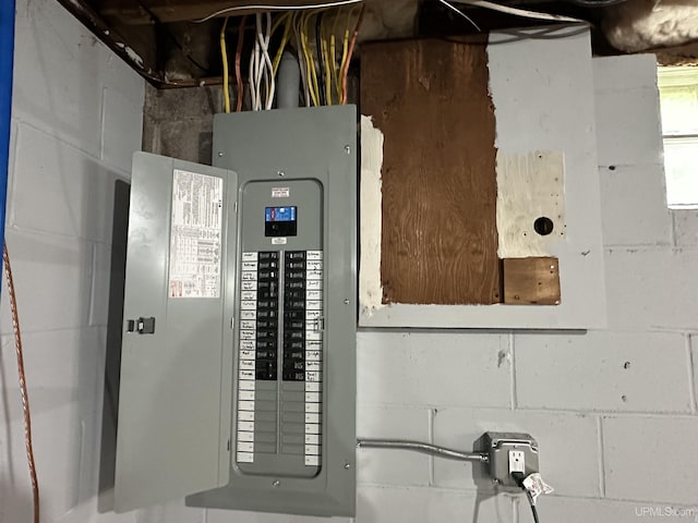 708 Paul Bunyan Ave, Ontonagon, MI 48853 - utility room with electric panel