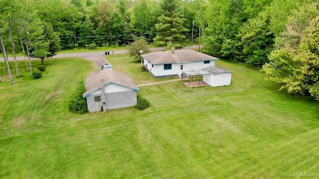 708 Paul Bunyan Ave, Ontonagon, MI 48853 - view from above of property