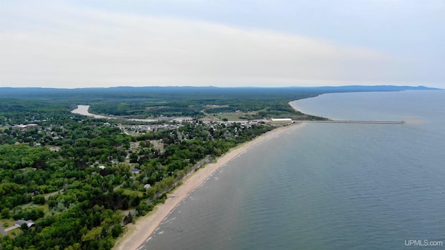 708 Paul Bunyan Ave, Ontonagon, MI 48853 - aerial view of a large body of water