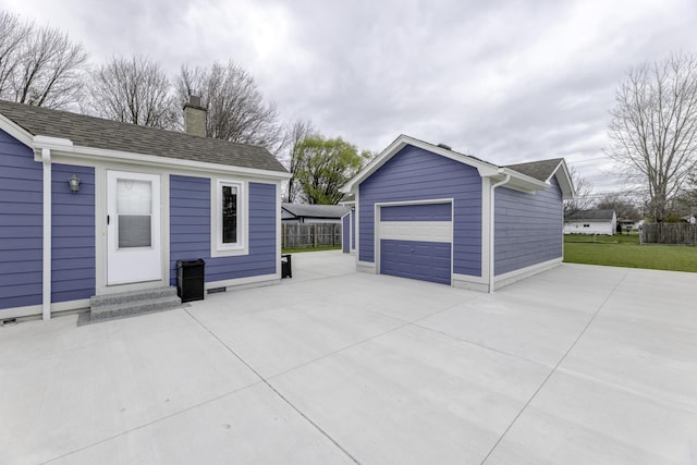 29230 Harding St, Roseville, MI 48066 - detached garage with concrete driveway