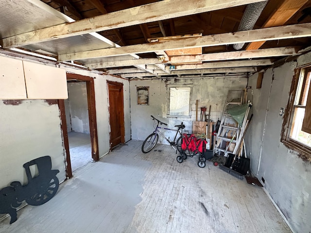 423 W Railway St, Coleman, MI 48618 - basement featuring light wood-style flooring