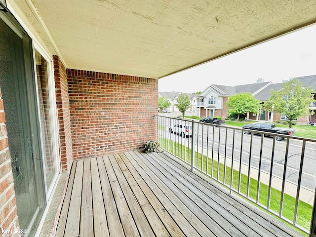 1922 Flagstone Cir, Rochester, MI 48307 - wooden deck with a residential view