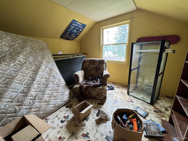 301 Kahma Ave, Amasa, MI 49902 - bedroom featuring vaulted ceiling