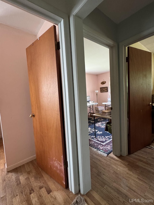 3 Fairway Dr, Marquette, MI 49855 - corridor with wood finished floors