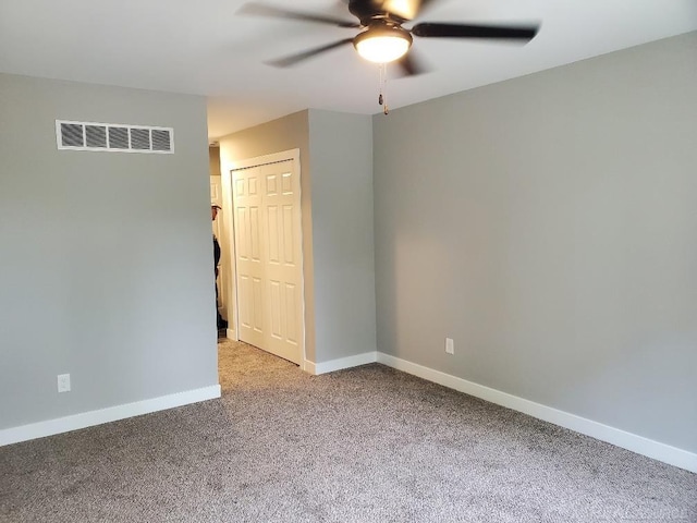 26593 Alray St, Chesterfield, MI 48051 - empty room featuring ceiling fan and light carpet