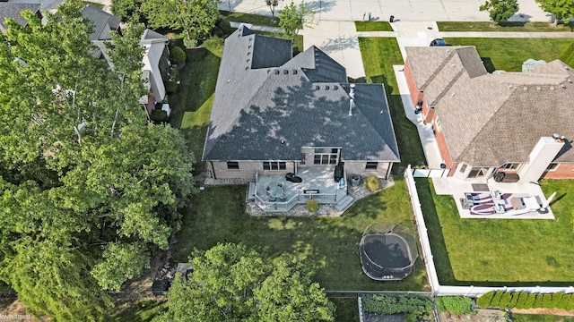 53564 Grace Dr, New Baltimore, MI 48047 - aerial view of property and surrounding area
