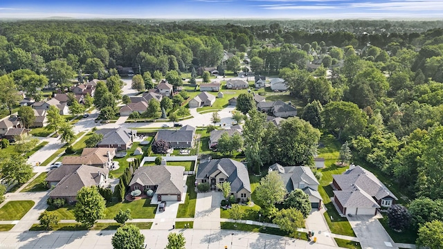 53564 Grace Dr, New Baltimore, MI 48047 - aerial overview of property's location with nearby suburban area