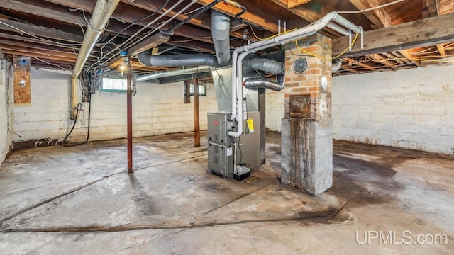 N1953 M67 Hwy, Limestone, MI 49816 - basement with heating unit
