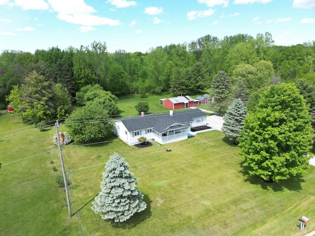 9470 Arbela Rd, Millington, MI 48746 - view from above of property