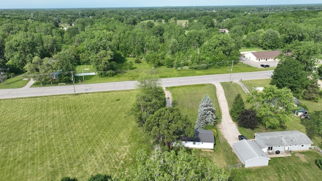 13148 Saginaw Rd, Clio, MI 48420 - aerial view of a heavily wooded area