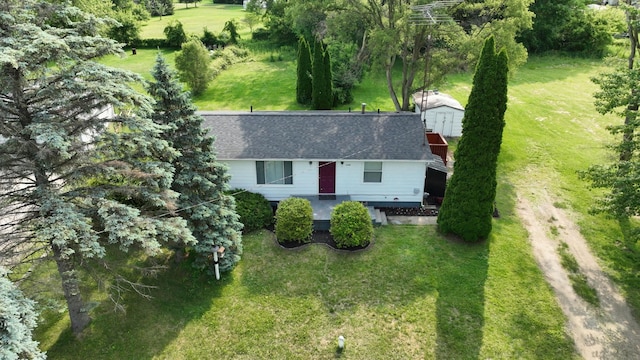 13148 Saginaw Rd, Clio, MI 48420 - view from above of property