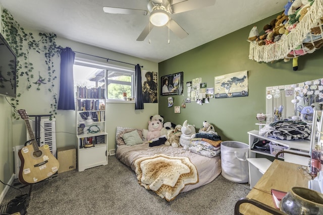 4856 Wagner Rd, Croswell, MI 48422 - carpeted bedroom with ceiling fan