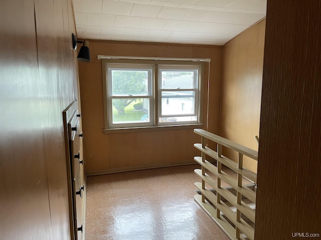 301 N 7th Ave, Hurley, WI 54534 - corridor with light floors and wooden walls