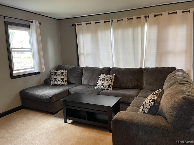 301 N 7th Ave, Hurley, WI 54534 - living area featuring light colored carpet and baseboards