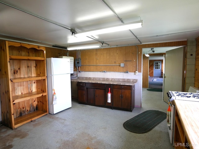 1120 Dextrom Rd, Calumet, MI 49913 - kitchen with white appliances and light countertops
