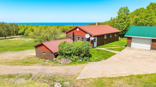 1120 Dextrom Rd, Calumet, MI 49913 - aerial view of property and surrounding area