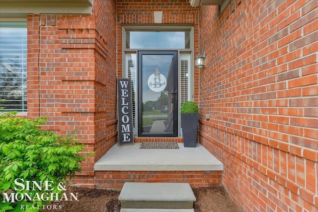 1319 S River Pointe Dr, Saint Clair, MI 48079 - property entrance with brick siding